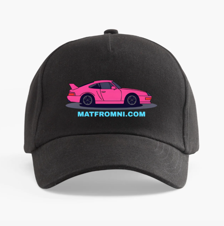 Pink Car Baseball Hat